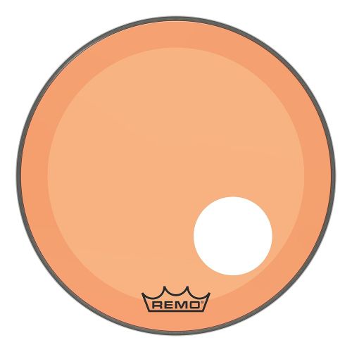  Other Remo Powerstroke P3 Colortone Orange Bass Drumhead, 20, 5 Offset Hole