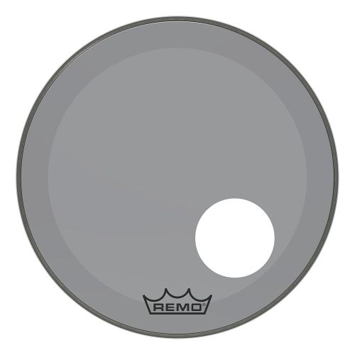  Other Remo Powerstroke P3 Colortone Smoke Bass Drumhead, 20, 5 Offset Hole