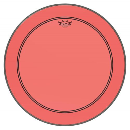  Other Remo Powerstroke P3 Colortone Red Bass Drumhead, 22