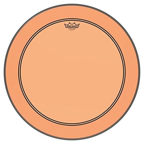  Other Remo Powerstroke P3 Colortone Orange Bass Drumhead, 22