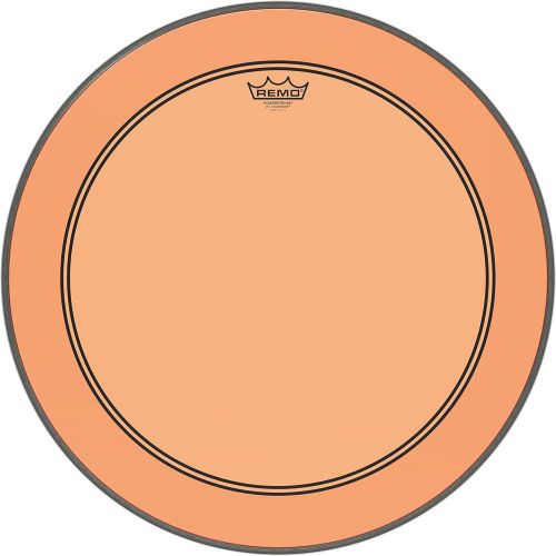  Other Remo Powerstroke P3 Colortone Orange Bass Drumhead, 22