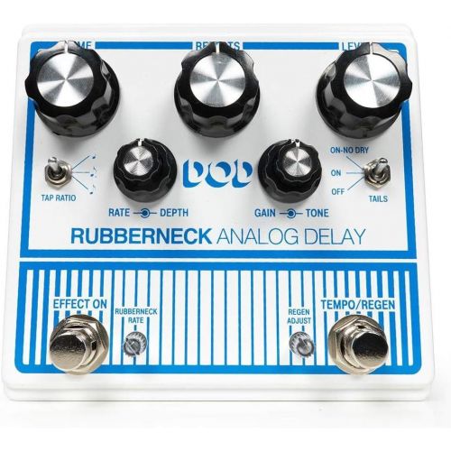  Other Guitar Delay Effects Pedal, White (DOD-RUBBERNECK-U)