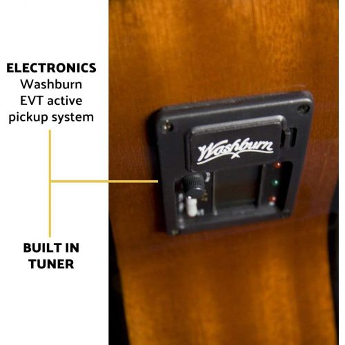  Washburn Classical C5CE Cutaway , Acoustic Electric Guitar