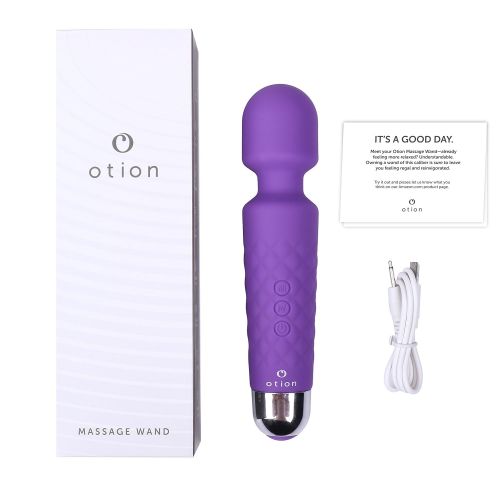  Otion Cordless Rechargeable Massage Wand - by OTION - Personal, Powerful, Therapeutic, Travel Size -...