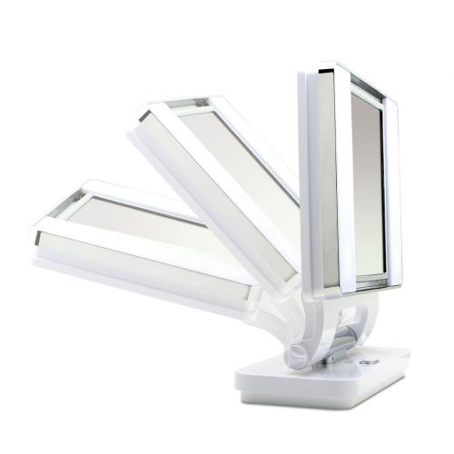  OttLite Ott-lite Natural Daylight Makeup Mirror, WhiteChrome (26 Watt)