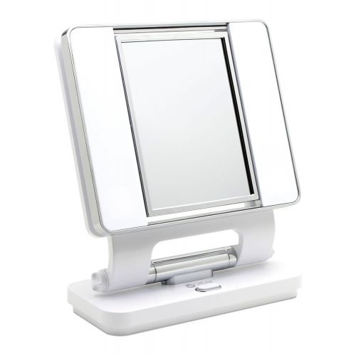  OttLite Ott-lite Natural Daylight Makeup Mirror, WhiteChrome (26 Watt)