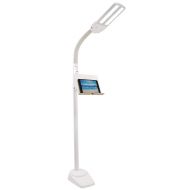 OttLite Dual Shade LED Floor Lamp with USB Charging Port | 4 Brightness Level, Adjustable Stand for Tablets, iPad, Galaxy, Surface, Fire, Kindle, Smartphones, Books, Magazines, New