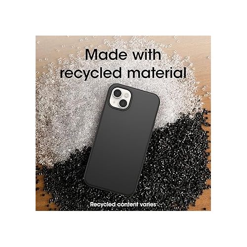 오터박스 OtterBox iPhone 14 Plus Symmetry Series+ Case - BLACK , Ultra-Sleek, Snaps to MagSafe, Raised Edges Protect Camera & Screen
