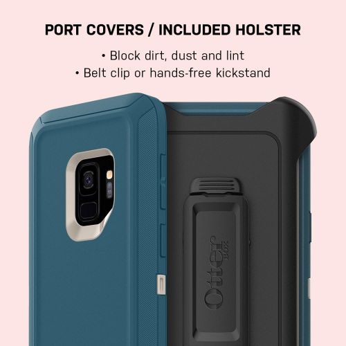 오터박스 [아마존베스트]OtterBox Defender Series Case for Samsung Galaxy S9 - Frustration Free Packaging - Black