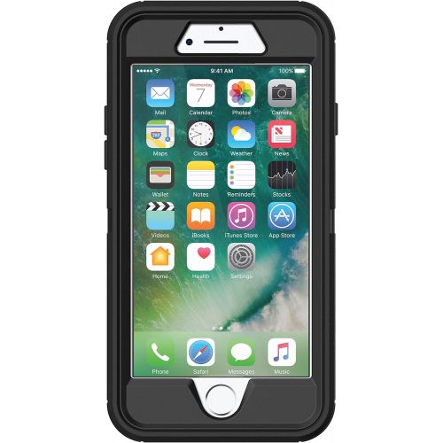 오터박스 [아마존베스트]OtterBox DEFENDER SERIES Case for iPhone 8 & iPhone 7 (NOT Plus) - Frustration Free Packaging - BLACK