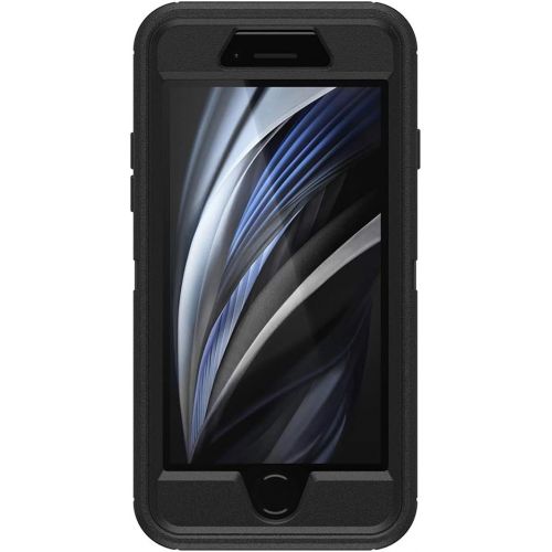 오터박스 [아마존베스트]OtterBox Defender Series Case for iPhone SE (2nd gen - 2020) - Black