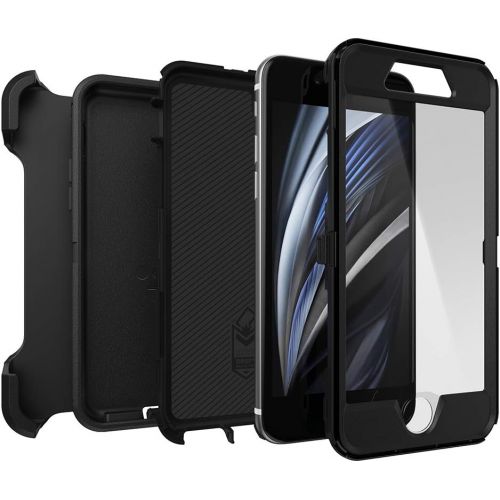 오터박스 [아마존베스트]OtterBox Defender Series Case for iPhone SE (2nd gen - 2020) - Black