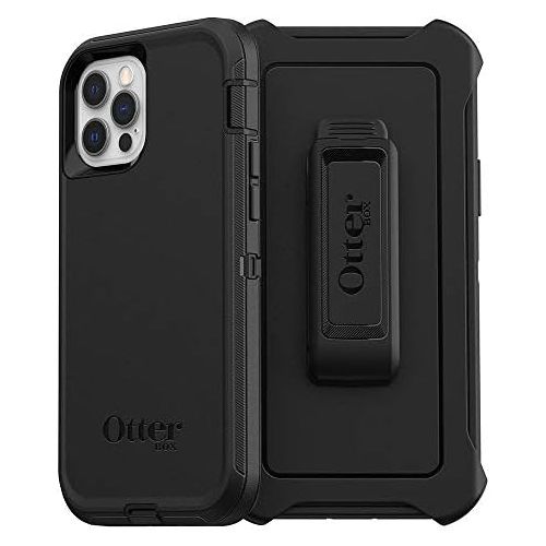 오터박스 [아마존베스트]OtterBox Defender Series Screenless Edition Case for iPhone 12 & iPhone 12 Pro - Black (77-65901)