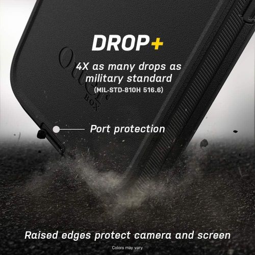 오터박스 [아마존베스트]OtterBox Defender Series Screenless Edition Case for iPhone 12 & iPhone 12 Pro - Black (77-65901)
