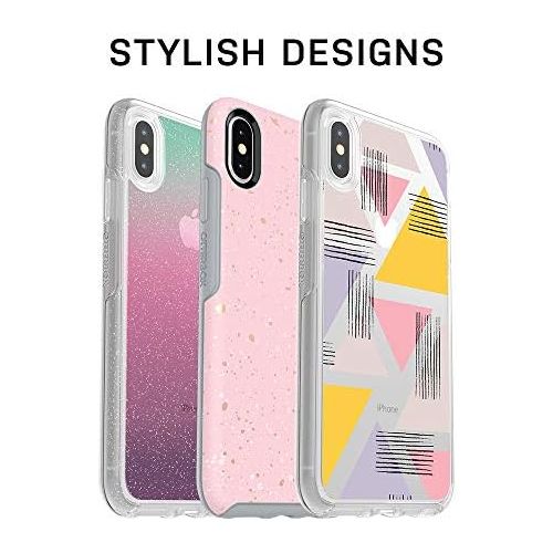 오터박스 [아마존베스트]OtterBox Symmetry Series Case for iPhone Xs & iPhone X - Retail Packaging - Aspen Gleam (Citrus/Sunflower)