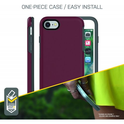 오터박스 OtterBox Symmetry Series Cell Phone Case for iPhone 8 Plus & iPhone 7 Plus - Resistance Red