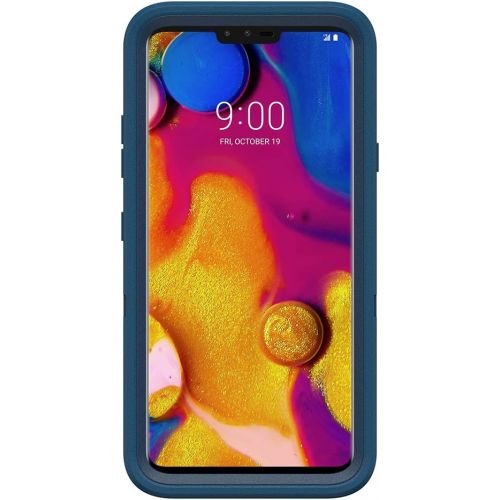 오터박스 OtterBox Defender Series Cell Phone Case for LG V40 - Bespoke Way (Blazer BlueStormy Seas Blue)