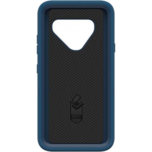 오터박스 OtterBox Defender Series Cell Phone Case for LG V40 - Bespoke Way (Blazer BlueStormy Seas Blue)