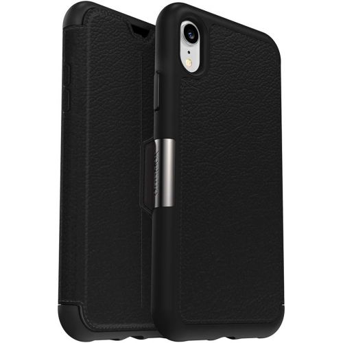 오터박스 OtterBox Strada Series Case for iPhone XR - Retail Packaging - Shadow (BlackPewter)