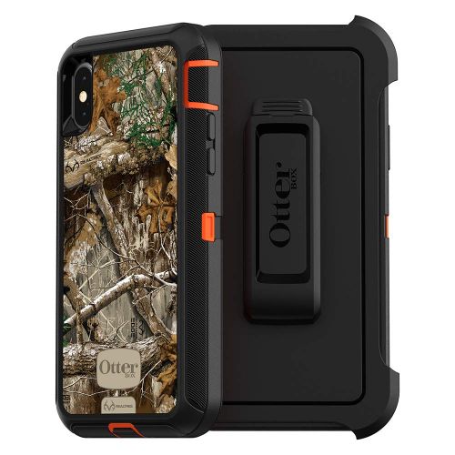 오터박스 OtterBox Defender Series Case for iPhone Xs & iPhone X - Retail Packaging - RT Blaze Edge (Blaze OrangeBlackRT Edge Graphic