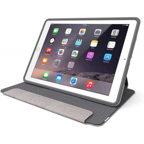 오터박스 OtterBox SYMMETRY FOLIO SERIES Case for iPad Mini 123 - Retail Packaging - GLACIER STORM (WHITEGUNMETAL GREY)