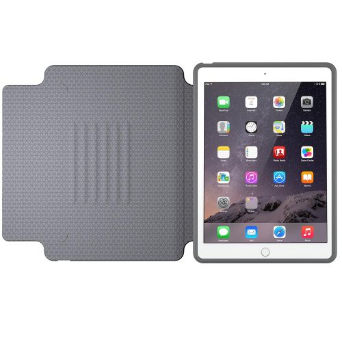 오터박스 OtterBox SYMMETRY FOLIO SERIES Case for iPad Mini 123 - Retail Packaging - GLACIER STORM (WHITEGUNMETAL GREY)