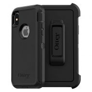 OtterBox DEFENDER SERIES SCREENLESS EDITION Case for iPhone Xs & iPhone X - Retail Packaging - BLACK