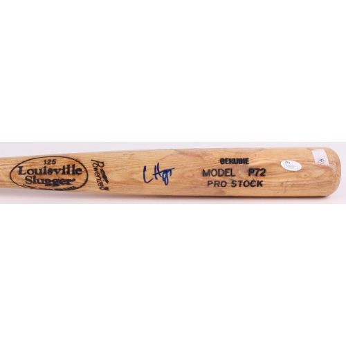  Otto99 IAN HAPP SIGNED LOUISVILLE SLUGGER GAME USED BASEBALL BAT w/JSA COA CHICAGO CUBS