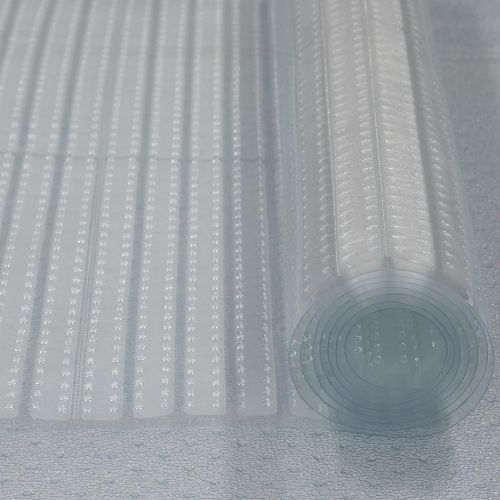  Ottomanson Multi Grip Ribbed Clear Runner Rug Carpet Protector Mat, Various Lengths (26 X6)