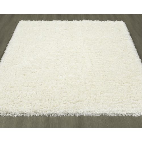  Ottomanson Pure Fuzzy Flokati Soft High Pile Faux Sheepskin Ivory 710 X 910 Area Rug