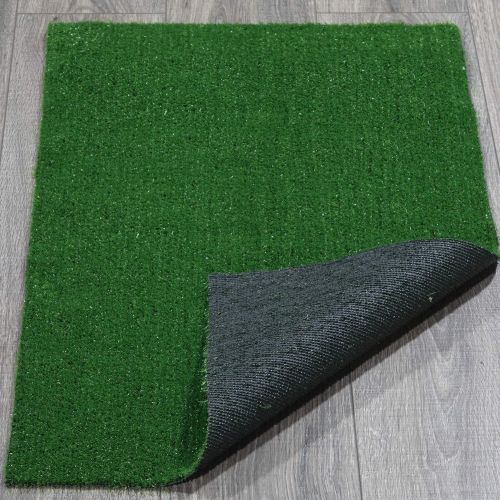  Ottomanson R250-20X30 Evergreen Collection Indoor/Outdoor Turf Solid Design Doormat,20X30