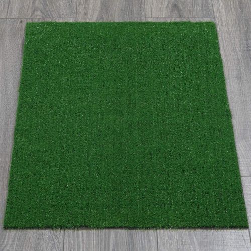  Ottomanson R250-20X30 Evergreen Collection Indoor/Outdoor Turf Solid Design Doormat,20X30