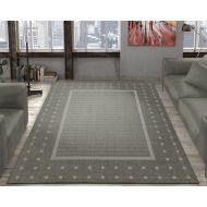 Ottomanson Jardin Collection Sisal Rug 53 x 73 Gray