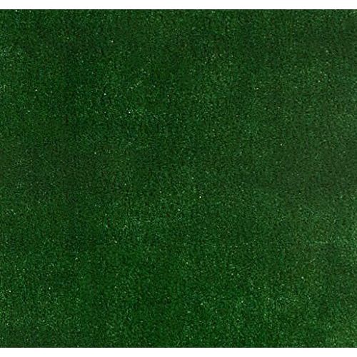  Ottomanson Evergreen Collection Indoor/outdoor Green Artificial Grass Turf Runner Rug (27 X 8) Artificial Solid Grass Design Runner Rug