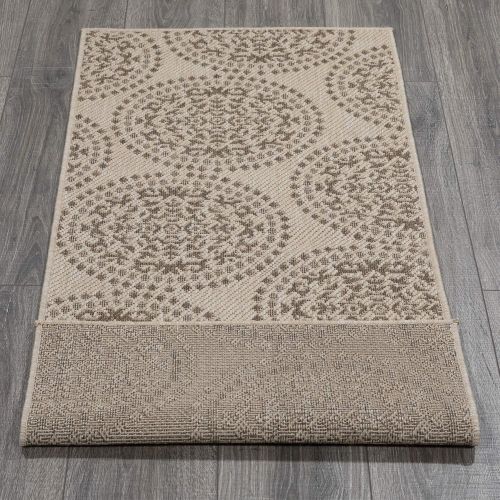  Ottomanson JRD9291-2X5 Jardin Collection Runner Rug 20X59 Beige