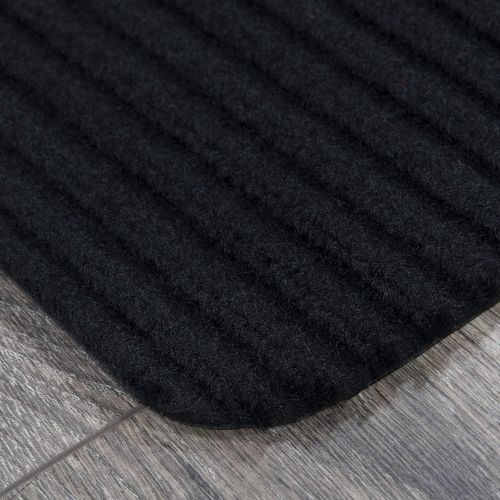  Ottomanson SRT704-2X3 Life Saver Door Mat 2X3 Black