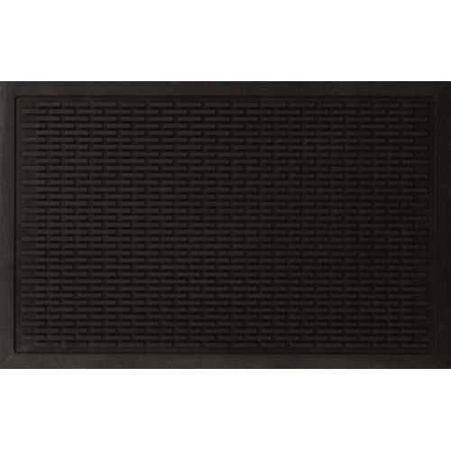  Ottomanson Rubber Entrance Scraper Doormat (24 x 36) Entrance Rug Indoor/Outdoor Door mat, Shoe Scraper Entryway,Garage and Laundry room Floor Mat, Weather-Resistant