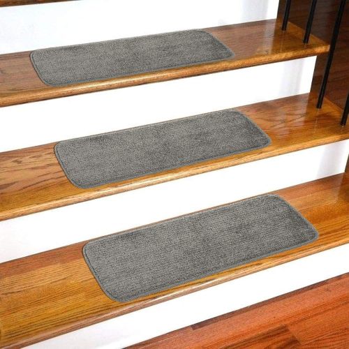  Ottomanson Softy Stair Tread Area Rugs, 9 X 26, Red