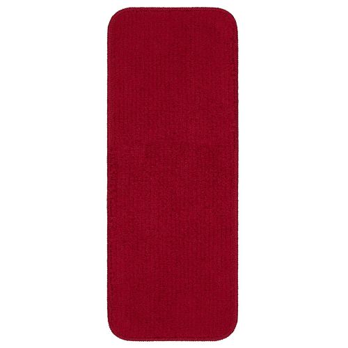  Ottomanson Softy Stair Tread Area Rugs, 9 X 26, Red