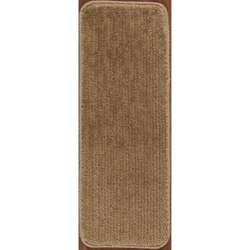  Ottomanson Softy Stair Tread Area Rugs, 9 X 26, Red