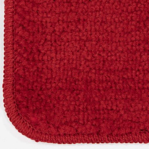  Ottomanson Softy Stair Tread Area Rugs, 9 X 26, Red