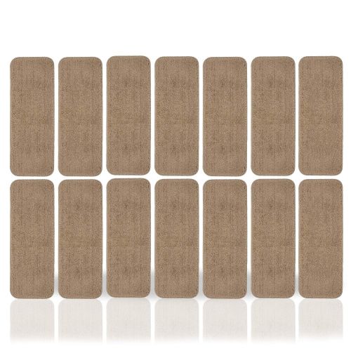  Ottomanson Softy Solid Set of 14 Skid Resistant Rubber Backing Non Slip Carpet