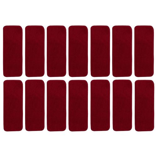  Ottomanson SST2610-5 Stair Tread, 9 X 26, Red