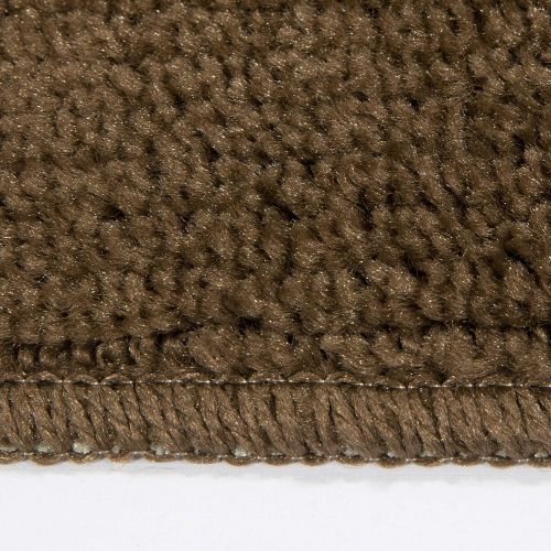  Ottomanson Softy Brown Set of 13 Skid-Resistant Rubber Backing Non-Slip Carpet (9X26) Machine Washable 9 Inch by 26 inch Stair Tread, 9 X 26,
