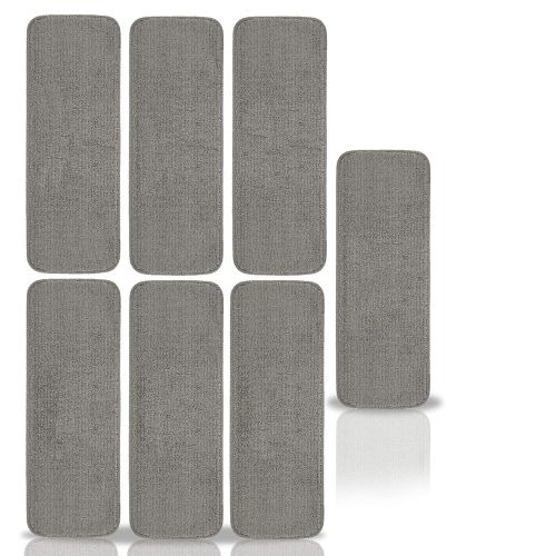  Ottomanson SST2613-5 Stair Tread, 9 X 26, Gray