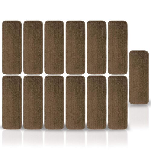  Ottomanson SST2618-5 Stair Tread, 9 X 26, Brown