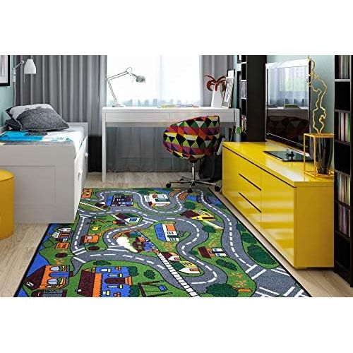  [아마존베스트]Ottomanson JNA370099-3X5 educational rug, Multi