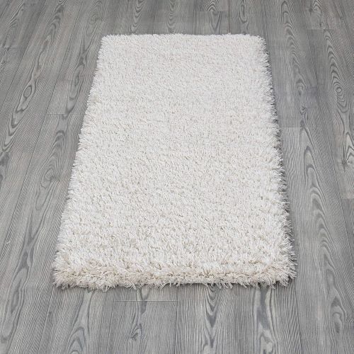  Ottomanson Flokati Collection Faux Sheepskin Shag Area Rug, 53X7, Dark Grey