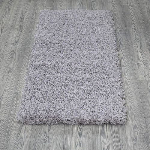  Ottomanson Flokati Collection Faux Sheepskin Shag Area Rug, 53X7, Dark Grey