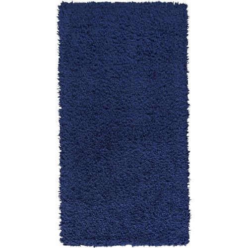  Ottomanson Flokati Collection Faux Sheepskin Shag Area Rug, 53X7, Dark Grey